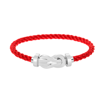 [Lunabriance]CHANCE LARGE 8 FIGURE BUCKLE NO DIAMOND BRACELET SILVER