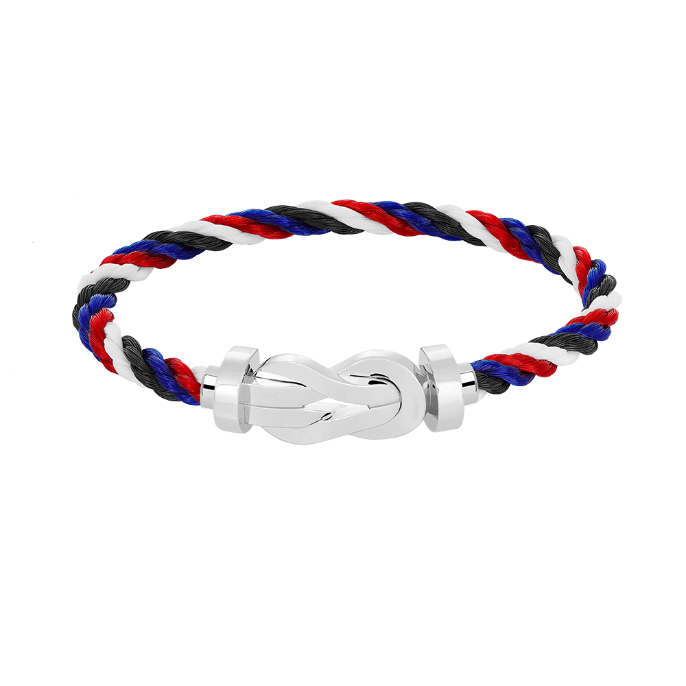 [Lunabriance]CHANCE LARGE 8 FIGURE BUCKLE NO DIAMOND BRACELET SILVER