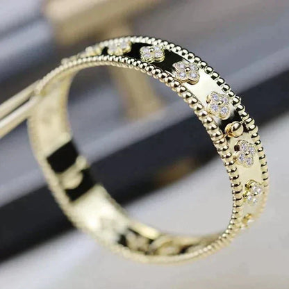 [Lunabriance]CLOVER BRACELET 8MM DIAMONDS