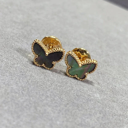 [Lunabriance]BUTTERFLY DARK MOP  EARRINGS