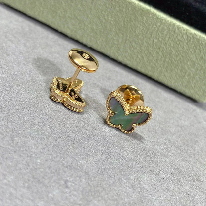 [Lunabriance]BUTTERFLY DARK MOP  EARRINGS