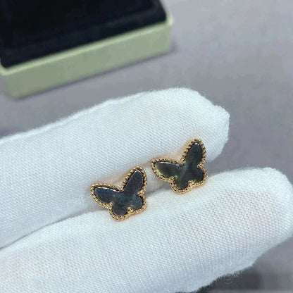 [Lunabriance]BUTTERFLY DARK MOP  EARRINGS