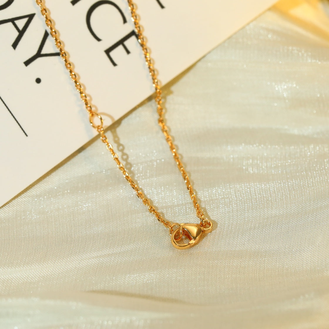 [Lunabriance]VOLT SILVER DIAMOND PEDANT NECKLACE