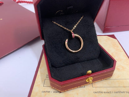 [Lunabriance]JUSTE PINK DIAMOND NECKLACE