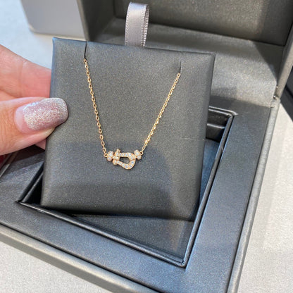 [Lunabriance]FORCE 10 DIAMOND PINK GOLD NECKLACE MINI MODEL
