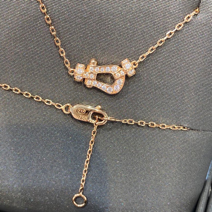 [Lunabriance]FORCE 10 DIAMOND PINK GOLD NECKLACE MINI MODEL