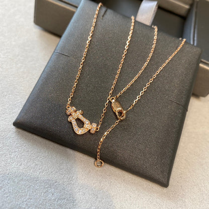 [Lunabriance]FORCE 10 DIAMOND PINK GOLD NECKLACE MINI MODEL
