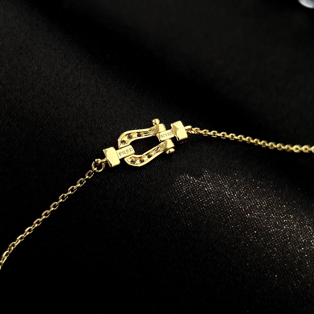 [Lunabriance]FORCE 10 FULL DIAMOND BUCKLE CHAIN LINK MINI MODEL