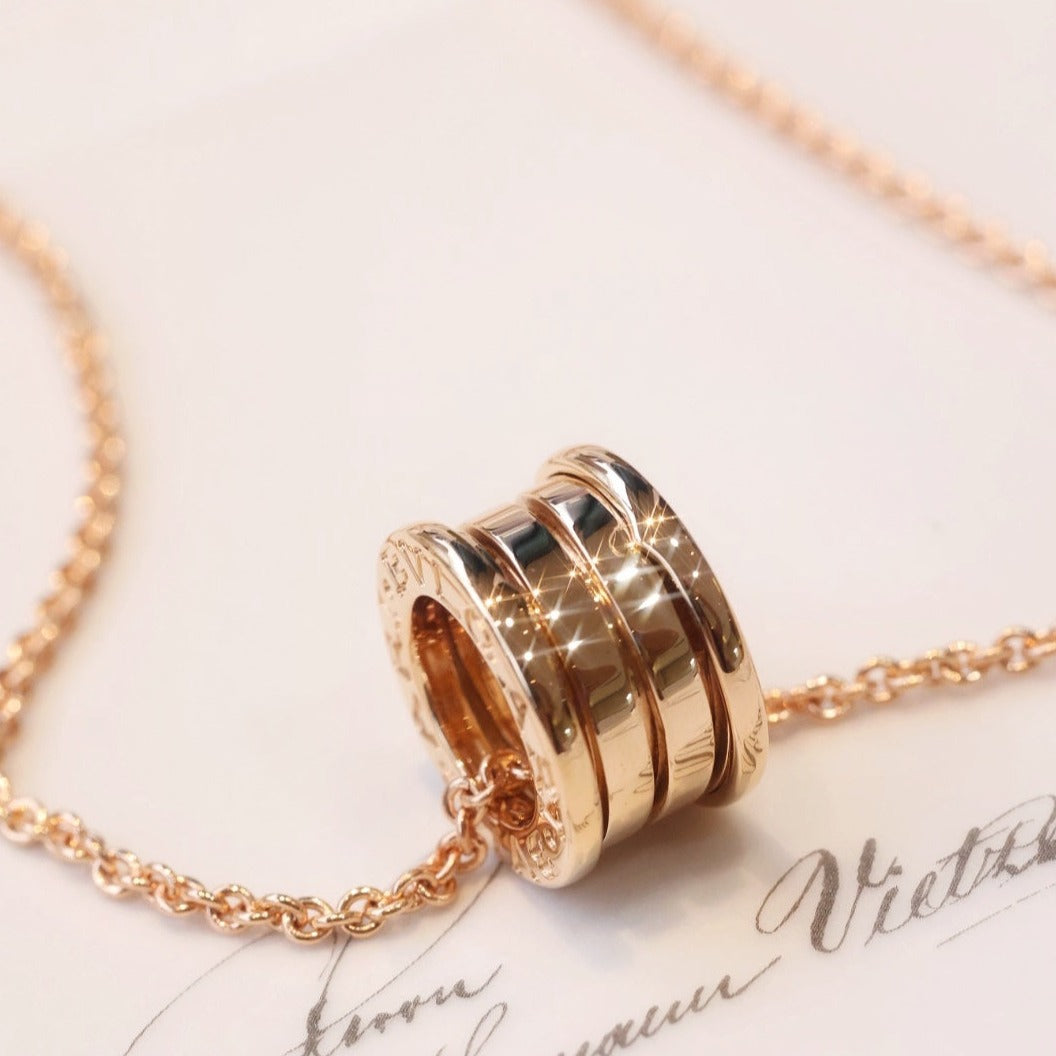 [Luna Brilliance]ZERO 1 PINK GOLD NECKLACE