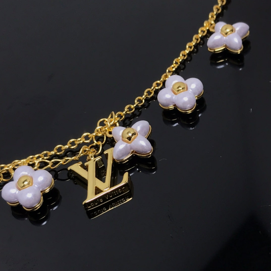 [Lunabriance]LOGO 6 MOTIF STAR AND SUN GOLD BRACELET