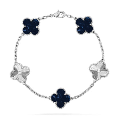 [Luna Brilliance]CLOVER 5 MOTIF PIETERSITE BRACELET COLLECTION
