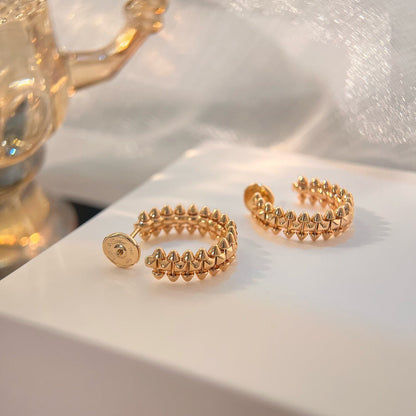 [Lunabriance]CLASH SMALL HOOP EARRINGS