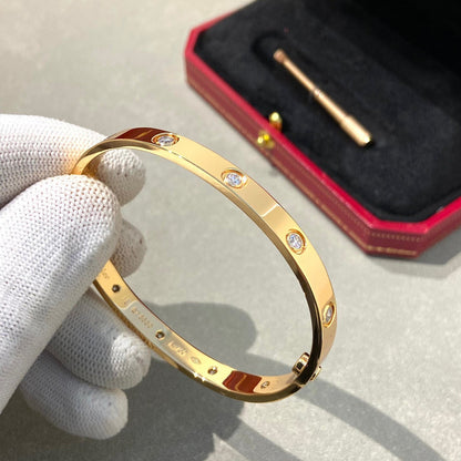 [Lunabriance]LOVE BRACELET 6.1MM 10 DIAMONDS