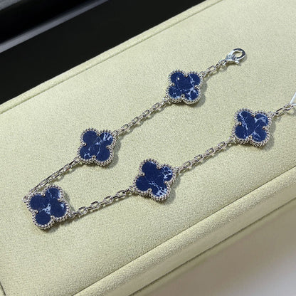 [Luna Brilliance]CLOVER 5 MOTIF PIETERSITE BRACELET COLLECTION