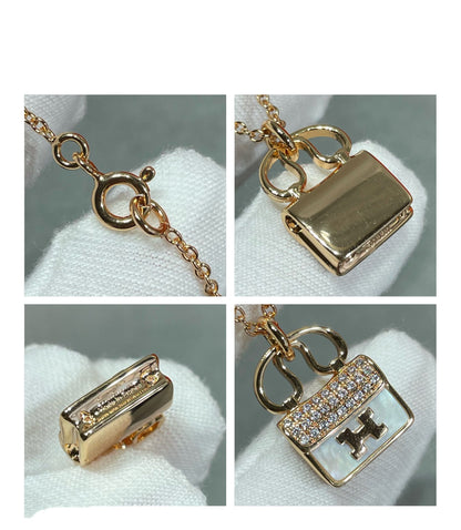 [Lunabriance]H CIRCE MOISSANITE PENDANT NECKLACE GOLD