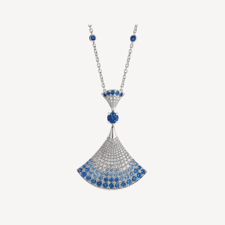 [Luna Brilliance]DREAM NECKLACE AGATE SILVER DIAMOND