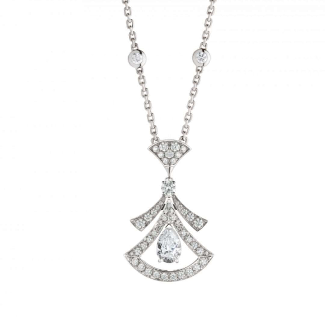 [Luna Brilliance]DREAM NECKLACE WHITE DIAMOND SILVER