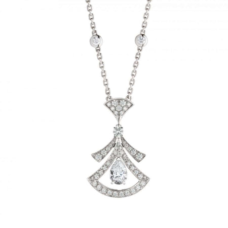 [Luna Brilliance]DREAM NECKLACE WHITE DIAMOND SILVER