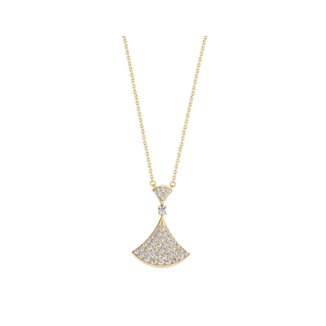 [Luna Brilliance]DREAM NECKLACE GOLD FULL DIAMOND