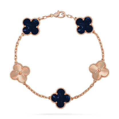 [Luna Brilliance]CLOVER 5 MOTIF PIETERSITE BRACELET COLLECTION