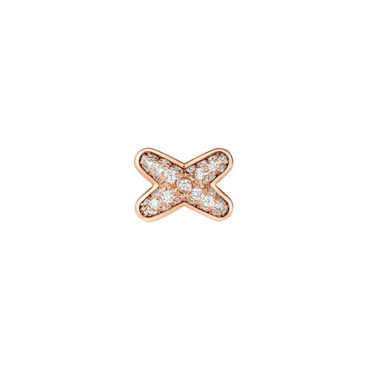 [Lunabriance]JEUX DE PINK GOLD DIAMOND EARRINGS