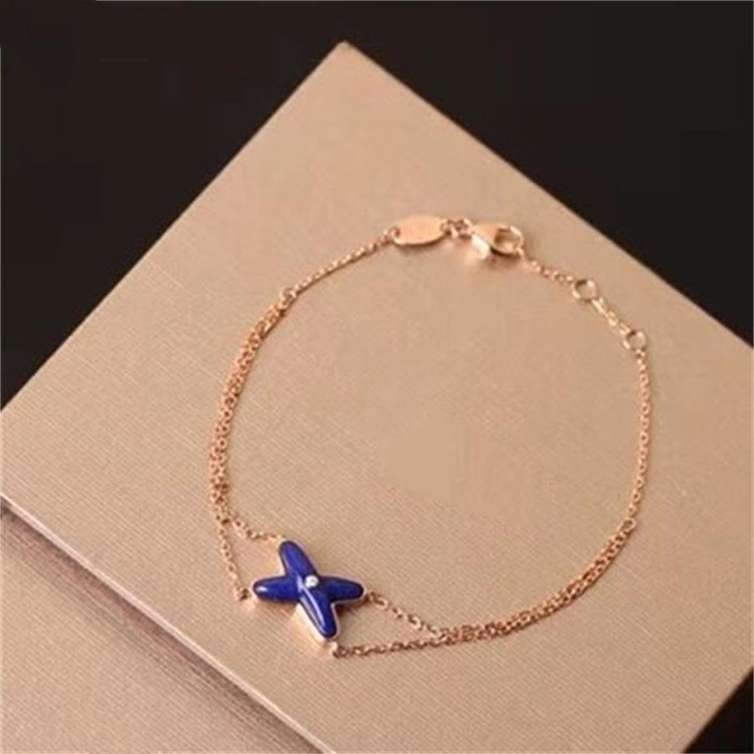 [Lunabriance]Hollow Design Four-Leaf Clover Flower Shape Ring
