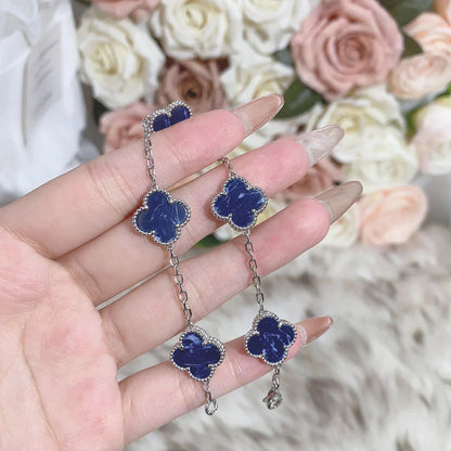 [Luna Brilliance]CLOVER 5 MOTIF PIETERSITE BRACELET COLLECTION