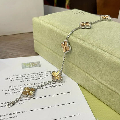 [Luna Brilliance]CLOVER 5 MOTIF LASER BRACELET COLLECTION